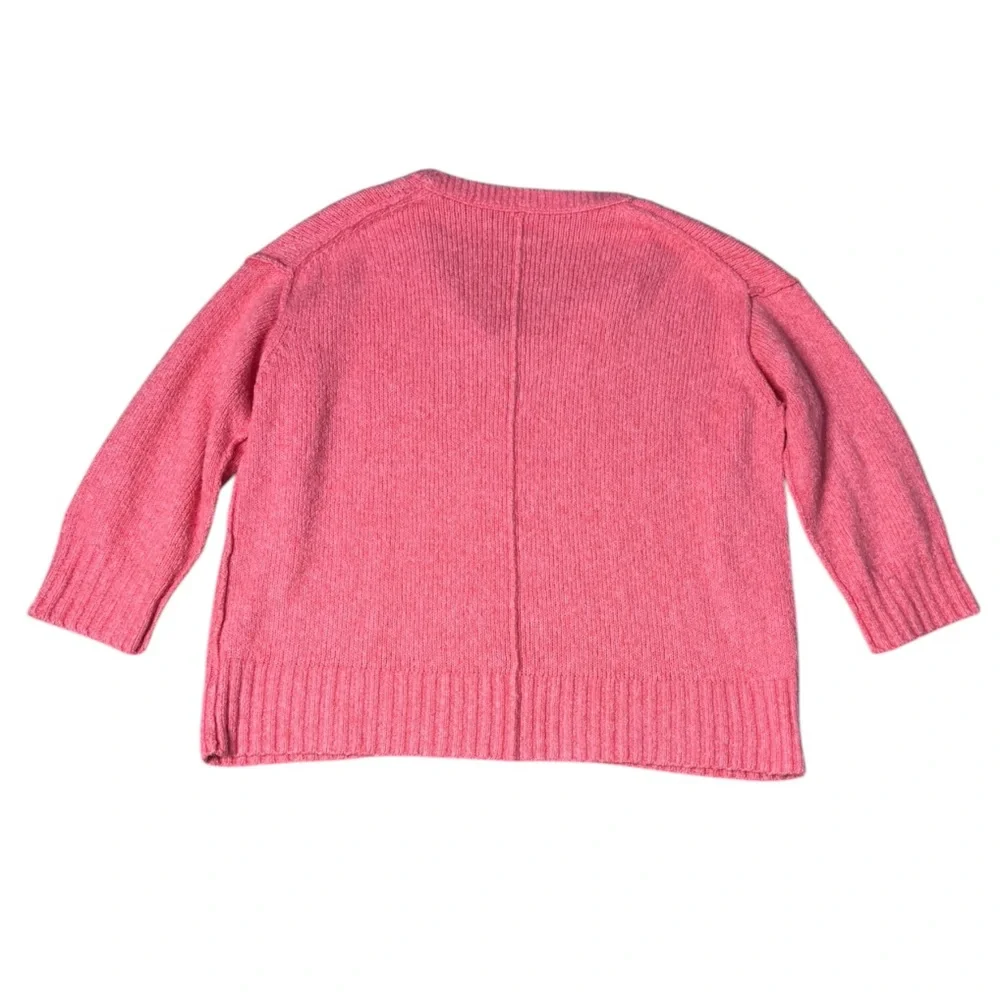 Free People Brookside Sweater in Pink Lightning size XS